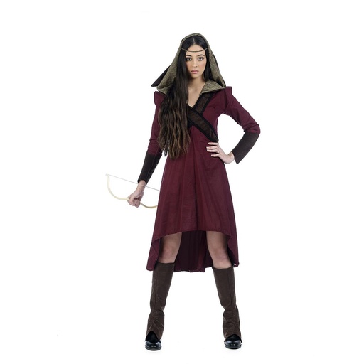 [000021450] Disfraz Adulto Arquera Medieval - Talla M