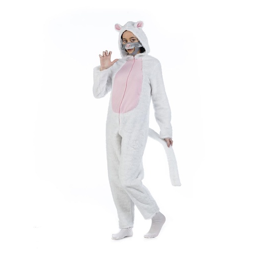 [000021453] Disfraz Adulto Gatita Peluche(Mascara Incluida) - Talla M