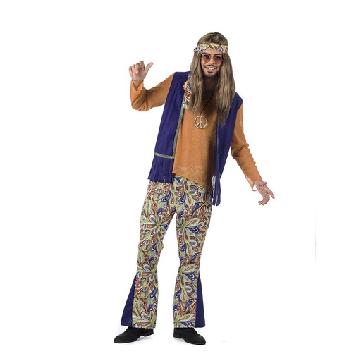 [000021475] Disfraz Adulto Hippie Dylan - Talla L