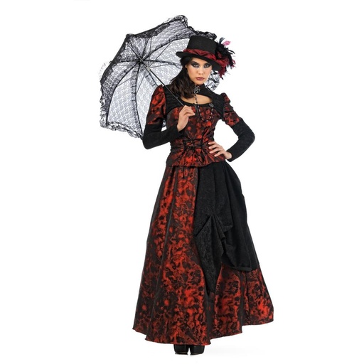 [000021621] Disfraz Adulto Gotica Roxaria Rojo - Talla M