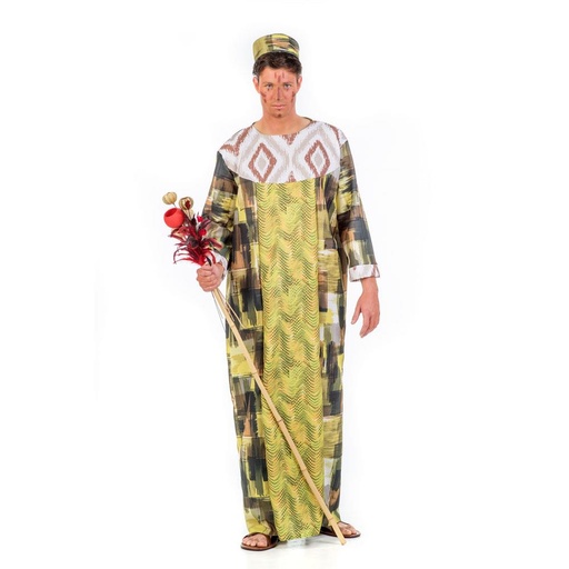 [000021633] Disfraz Adulto Africano Rey Onika - Talla Xl