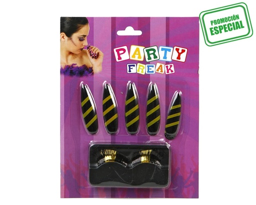 [000021689] UÑAS Y PESTAÑAS DISEÑO ABEJA