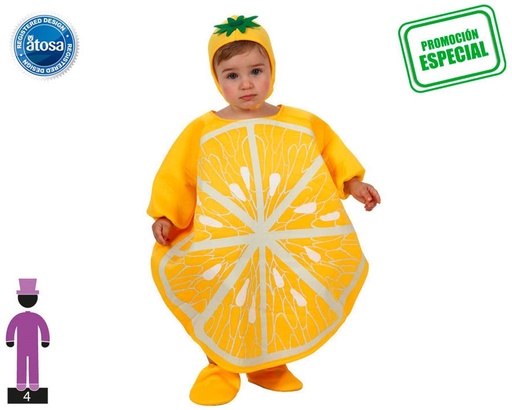 [000021695] DISFRAZ BEBE LIMÓN TALLA 0-6 MESES