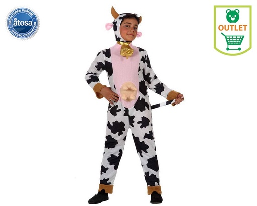 [000021703] DISFRAZ INFANTIL DE VACA TALLA 3 (7/9 AÑOS)