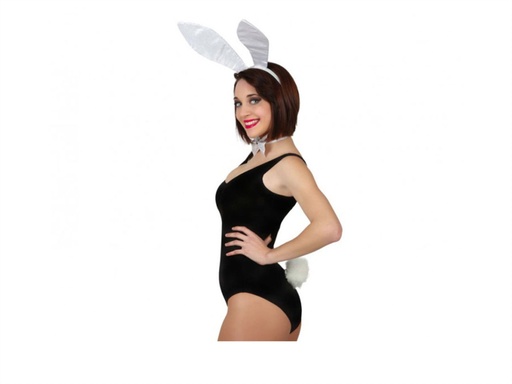 [000021716] SET CONEJITA SEXI 3 PIEZAS BLANCO
