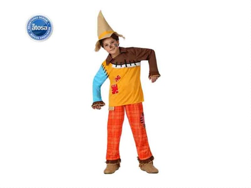 [000021719] DISFRAZ INFANTIL ESPANTAPÁJAROS NIÑO TALLA2 (5/6 AÑOS)