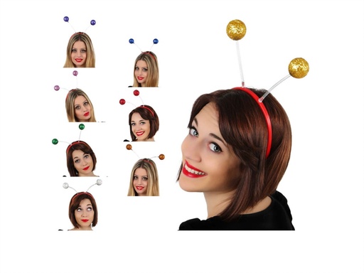 [000021722] DIADEMA BOLAS DISCO COLORES SURTIDOS - Modelos surtidos