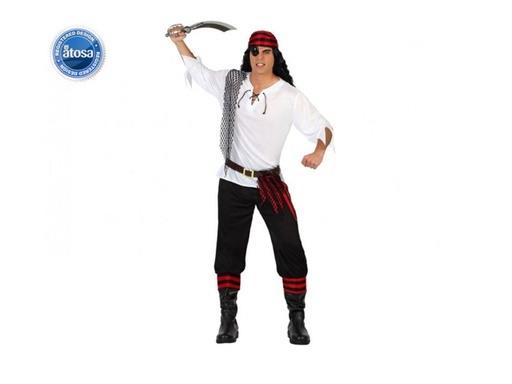 [000021730] DISFRAZ ADULTO PIRATA HOMBRE TALLA M-L talla 3840