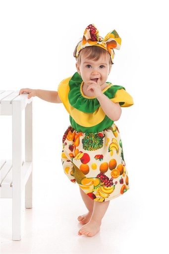 [000021827] Disfraz Bebe Cubana Frutas 0-12 Meses