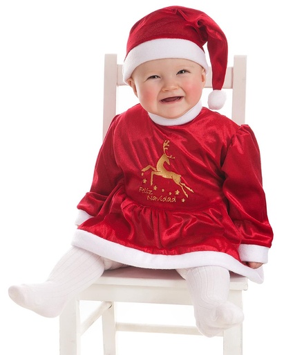 [000021849] Disfraz Bebe Mami Noel Reni 6 Meses T (0 A 6 Meses)