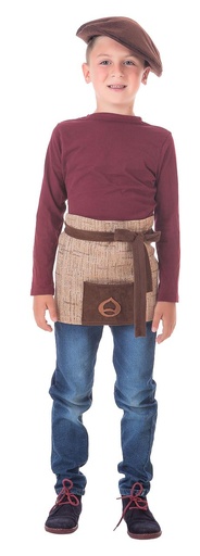[000021869] Delantal Castañero Chef 1-2Años