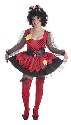 [000021903] Disfraz Adulto  Mariquita Mujer Talla L