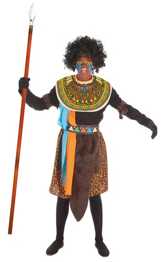 [000021946] Disfraz Adulto  Africano Talla L