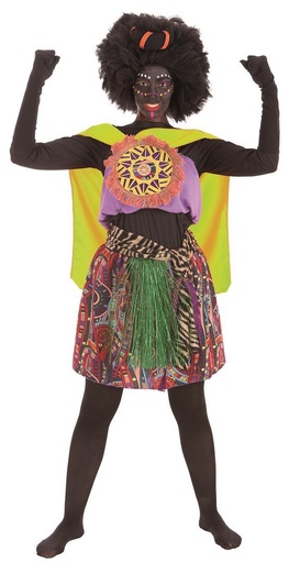 [000021980] Disfraz Adulto  Africana Selva Talla L