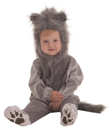 [000021994] Disfraz Bebe Gatito Peluche 0-12 Meses