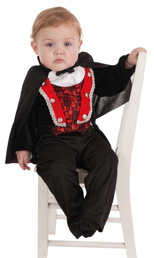 [000022003] Disfraz Bebe Vampiro Gótico 0-12 Meses