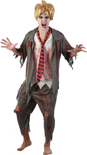[000022037] Disfraz Adulto  Zombie School Talla L