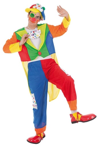 [000022067] Disfraz Adulto  Payaso Tino Talla L