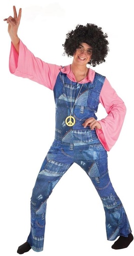 [000022081] Disfraz Adulto  Hippy Vaquero Talla L