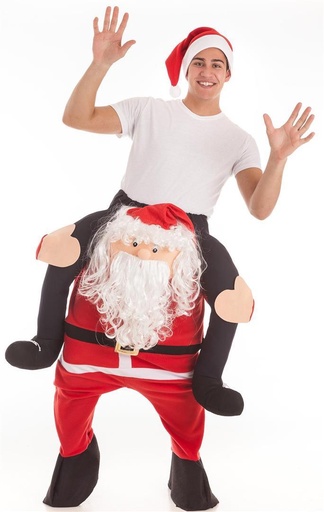 [000022104] Disfraz Adulto  Papá Noel A Hombros  Talla L