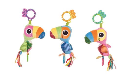 [000022378] Loro Colorines Sonajero 25 Cm