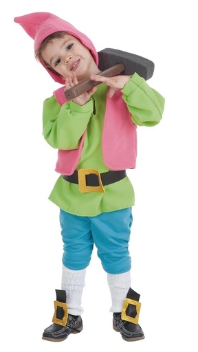[000023012] Disfraz Infantil Enanito Verde T-2 5-7Años