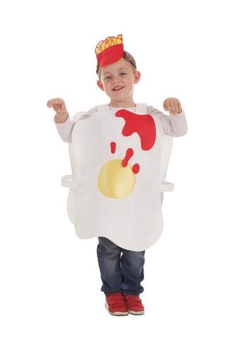 [000023094] Disfraz Infantil Huevo Con Tomate Y Patatas T-5 11-13 Años