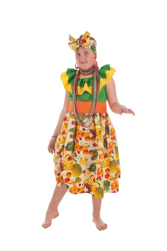 [000023136] Disfraz Infantil Cubana Frutas T-1 3-5 Años