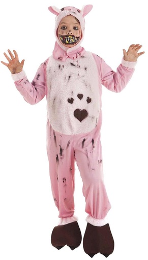 [000023234] Disfraz Inf.Cerdito Zombie T-1+Maquillaje Halloween