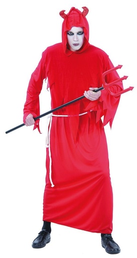 [000023280] Disfraz Adulto  Demonio Rojo Talla L