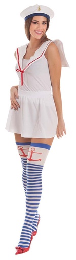 [000023684] Disfraz Adulto  Marinera T-M Talla M