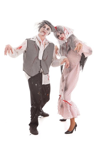 [000023741] Disfraz Chulapo Zombie+Maquillaje Halloween