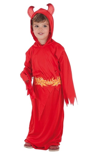 [000023743] Disfraz Infantil Diablo Rojo T-M 7-9 Años