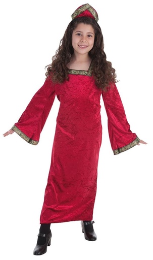 [000023809] Disfraz Infantil Princesa Medieval T-S 3-6 Años