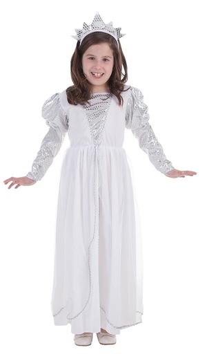 [000023816] Disfraz Infantil Princesa Blanca T-L 10-12 Años