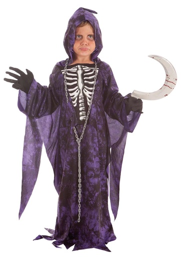 [000023830] Disfraz Infantil Túnica Reaper T-S 3-6 Años
