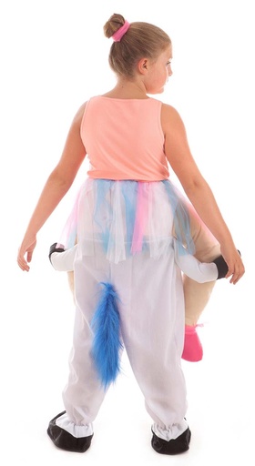 [000023950] Disfraz Infantil Unicornio Con Bailarina A Hombros T-M 7-9 Años