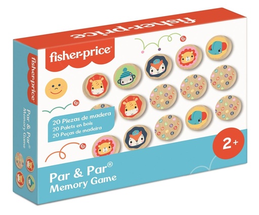 [000023996] Juego memory Par & Par de madera 18x13,5x4 cm