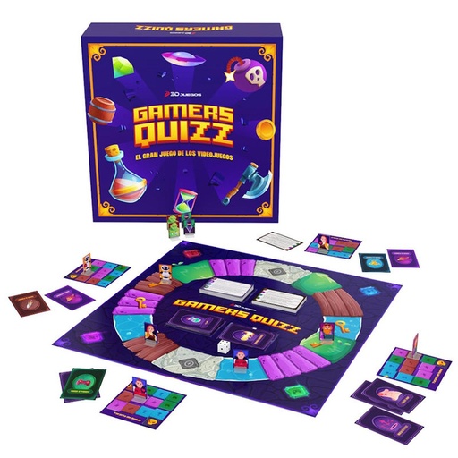 [000024056] Juego De Mesa Gamers Quizz