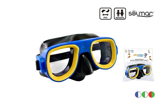 [000024095] Gafa Buceo Infantil  Pvc Mallorca en bolsa