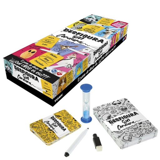 [000024309] Juego Desfigura sin cordura. El juego de dibujo y adivina que es eso?