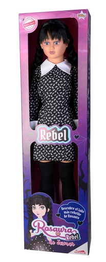 [000024332] Muñeca Rosaura Gótica Rebel 105 Cm.
