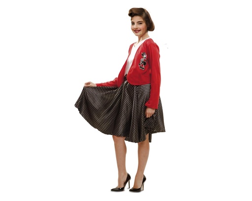 [000024873] Disfraz High School 7-9 Años Niña (Vestido, Cinturón Y Chaqueta)