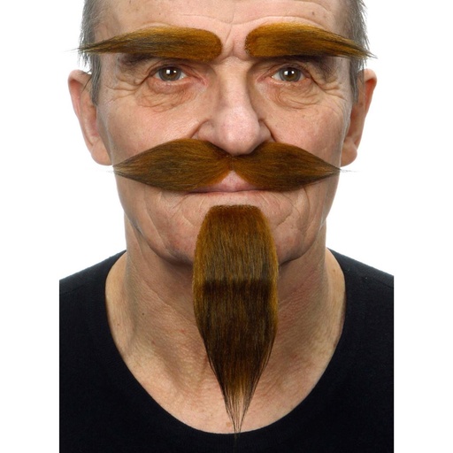 [000025051] Perilla, Bigote Y Cejas  One Size