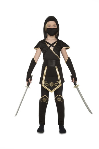 [000025693] Disfraz  Black Ninja Talla 10-12 Y