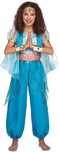 [000025779] Disfraz  Princesa Árabe Turquesa Talla 7-9 Y