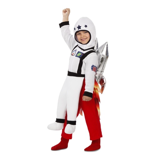 [000026048] Disfraz  Astronauta Cohete Talla 12-24 M
