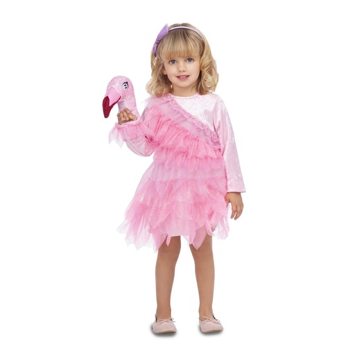 [000026050] Disfraz Bailarina Flamingo 1-2 Años (Vestido Y Guante)