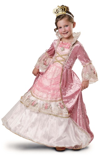 [000026068] Disfraz  Reina Elegante Talla 5-6 Y