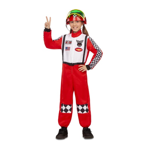 [000026079] Disfraz  Yo Quiero Ser Piloto De Carreras Talla 5 -7 Y
